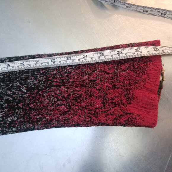 Aldo Martins Floral Knit Wool Blend Blazer with Zipper Sleeves and Pockets - Picture 5 of 8